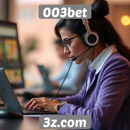 Explorando o suporte ao cliente na 003bet