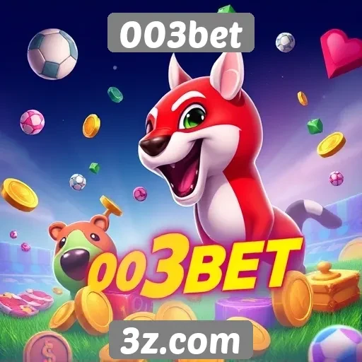 Variedade de jogos disponíveis na plataforma 003bet