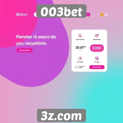 Experiência do usuário no site 003bet é aprimorada