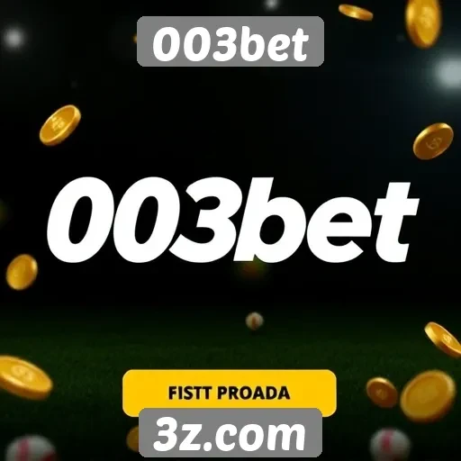 Bônus e promoções disponíveis na 003bet